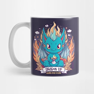 Dragon Up, Guard Your Hoard - Adorable Sentry Dragon Mug